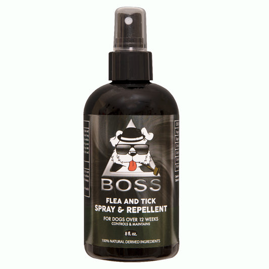 Boss Flea & Tick Spray Repellent 8 FL OZ