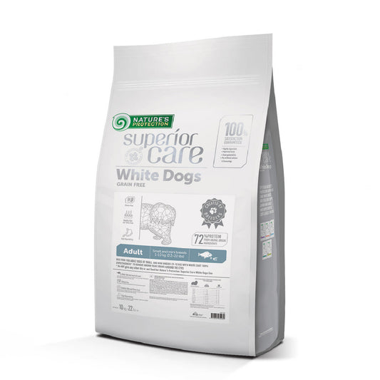 WHITE DOGS GRAIN FREE WHITE FISH + KRILL ADULT SMALL AND MINI BREEDS