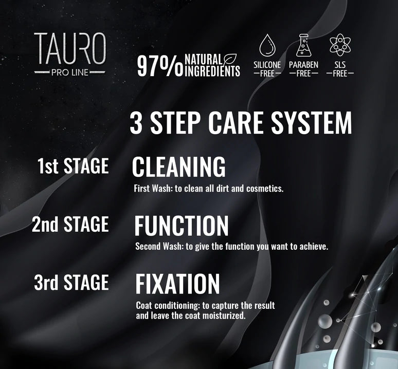 Tauro Pro Line - White Coat daily care shampoo 33.8FL OZ